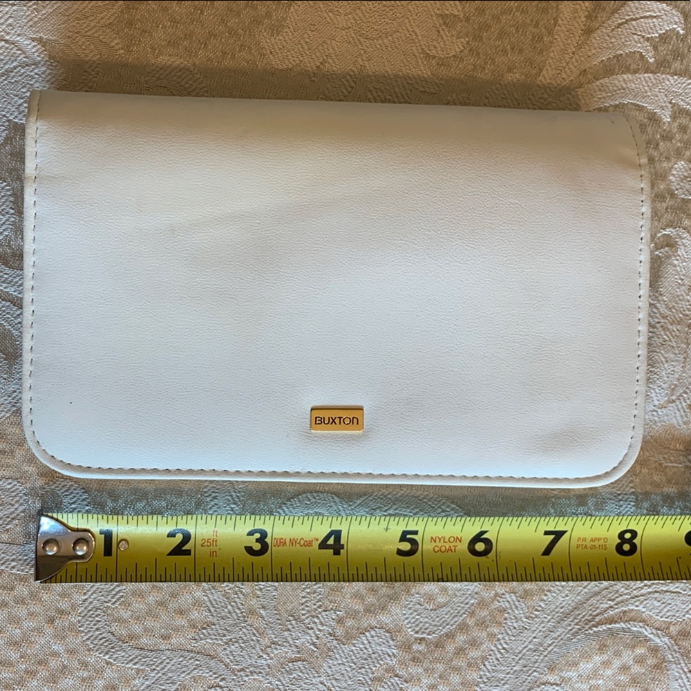 Buxton White Clutch Bag